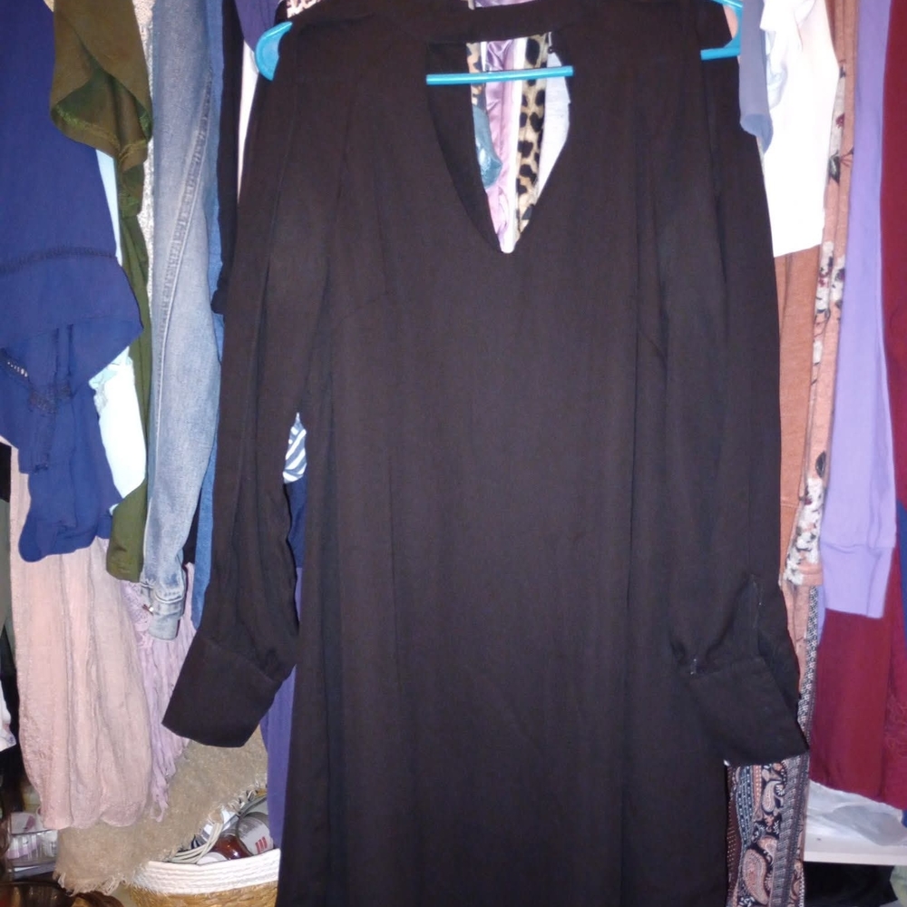 Elegant Black Women's Dress